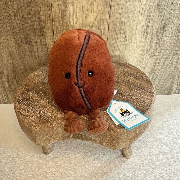 Jellycat Other - COFFEE BEAN Jellycat Amuseables New FAST SHIP